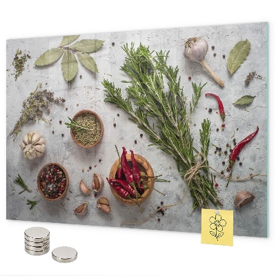 Magnettafel Gewürze