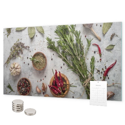 Magnettafel Gewürze