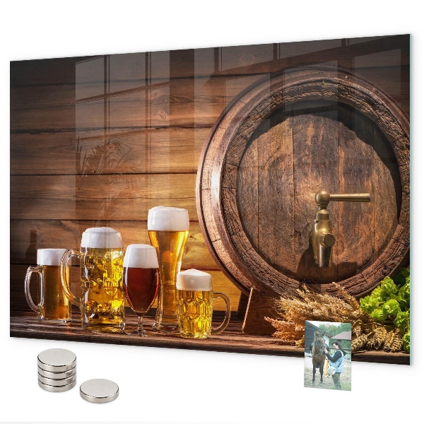 Magnettafel Ein Fass Bier