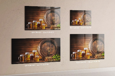 Magnettafel Ein Fass Bier