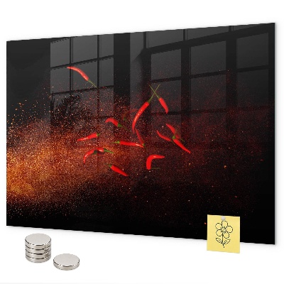 Magnetwand Chilischoten