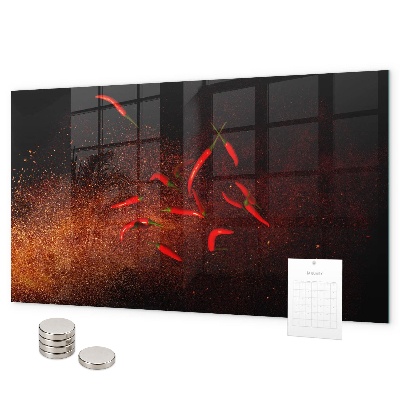 Magnetwand Chilischoten
