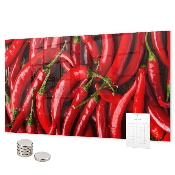 Magnettafel Scharfe Paprika