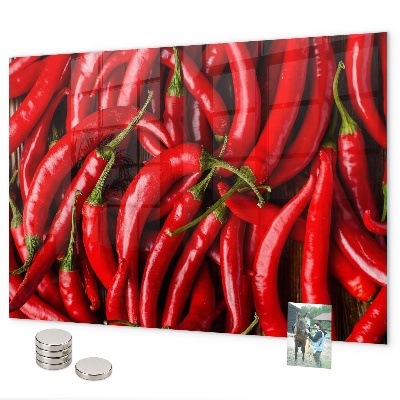 Magnettafel Scharfe Paprika