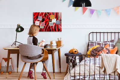 Magnettafel Scharfe Paprika