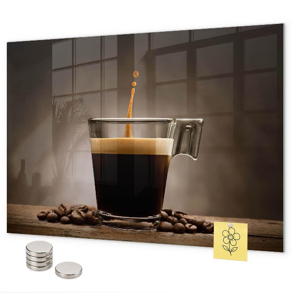 Magnettafel Eine Tasse Kaffee