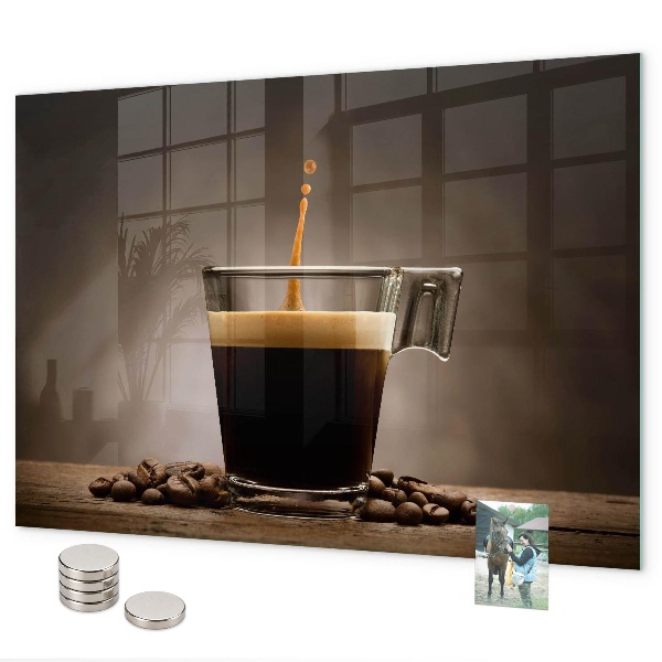 Magnettafel Eine Tasse Kaffee