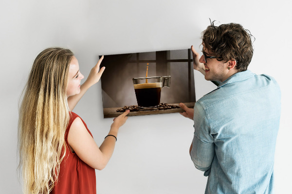 Magnettafel Eine Tasse Kaffee