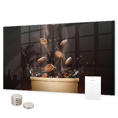 Magnettafel Heißer Kaffee