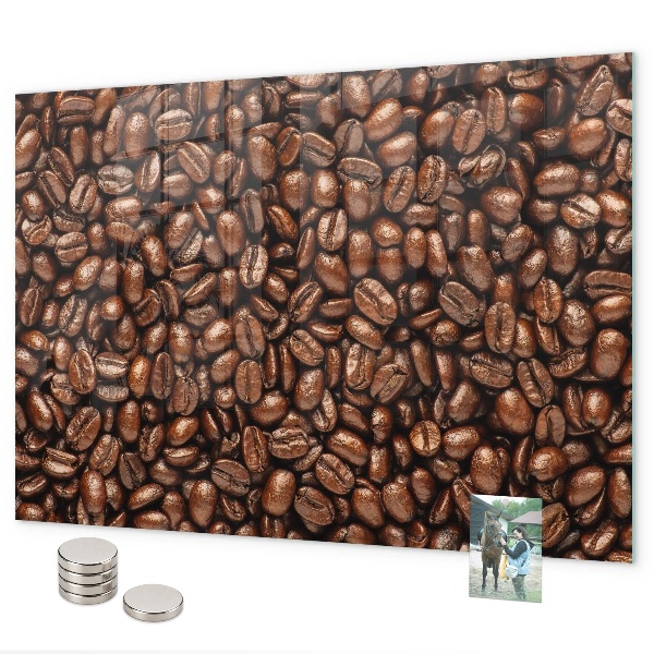 Magnetwand Kaffeebohnen