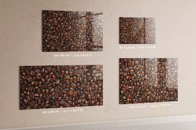 Magnetwand Kaffeebohnen
