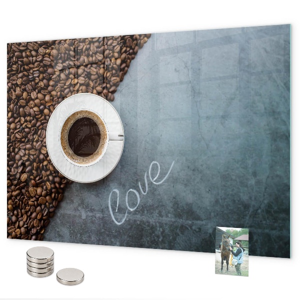 Magnetwand Eine Tasse Kaffee