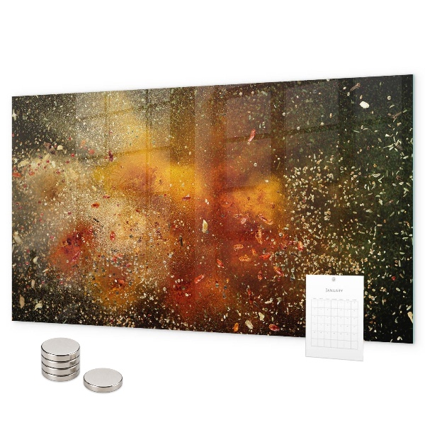 Magnettafel Gewürzabstraktion