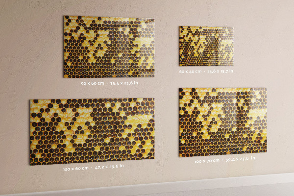 Magnetwand Bienenwabe