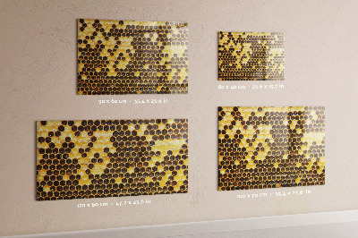 Magnetwand Bienenwabe