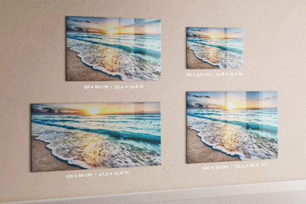 Magnettafel Meeressand am Strand