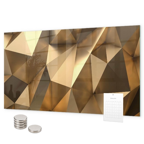 Magnettafel Abstrakte Dreiecke