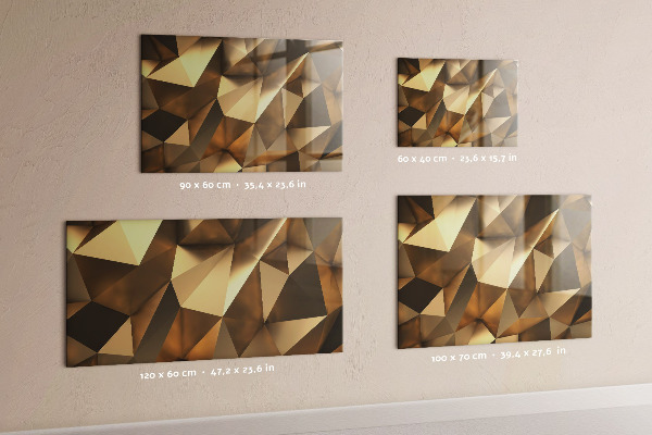 Magnettafel Abstrakte Dreiecke