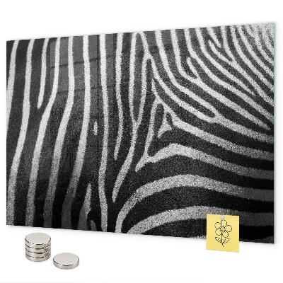 Magnetwand Zebra-Muster