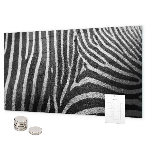 Magnetwand Zebra-Muster
