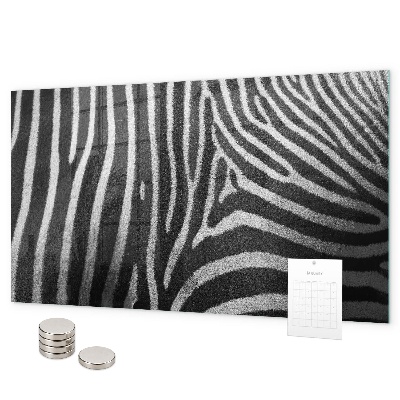 Magnetwand Zebra-Muster
