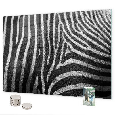 Magnetwand Zebra-Muster