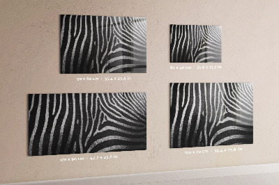 Magnetwand Zebra-Muster