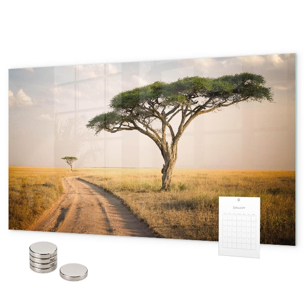 Magnetwand Afrikanische Landschaft