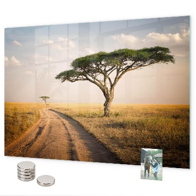 Magnetwand Afrikanische Landschaft