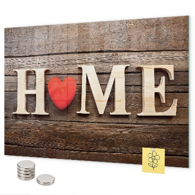 Magnetwand Die Inschrift „Haus“