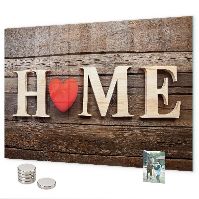 Magnetwand Die Inschrift „Haus“