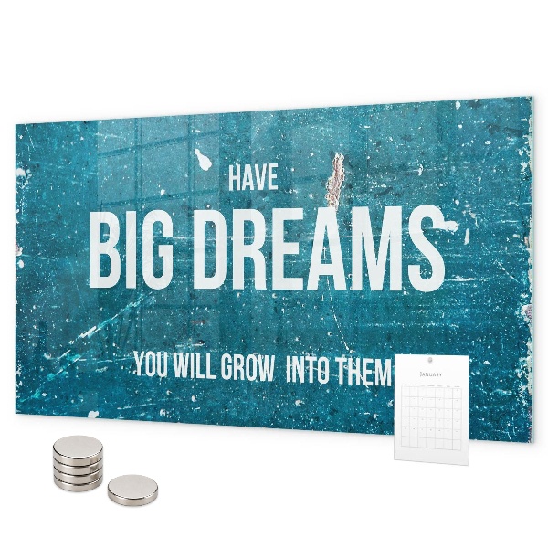 Magnettafel Motivationstext