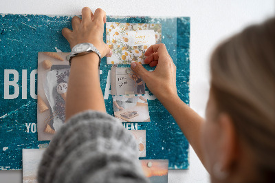 Magnettafel Motivationstext