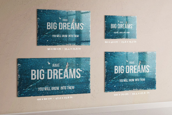 Magnettafel Motivationstext