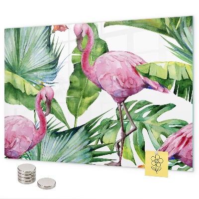 Magnetwand Natürliche Flamingos