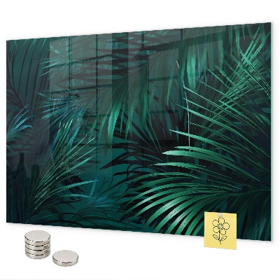 Magnettafel Tropische Blätter