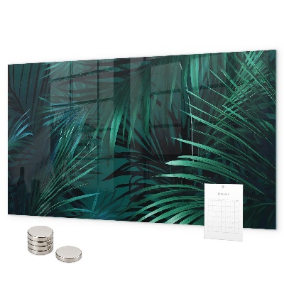 Magnettafel Tropische Blätter