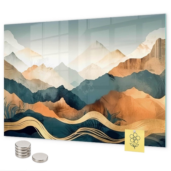 Magnetwand Berglandschaft