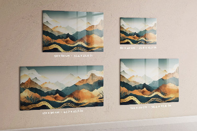 Magnetwand Berglandschaft