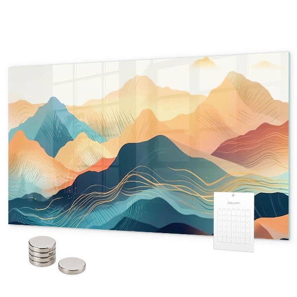 Magnettafel Berglandschaft