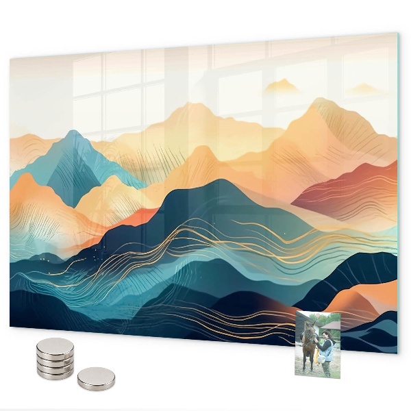Magnettafel Berglandschaft