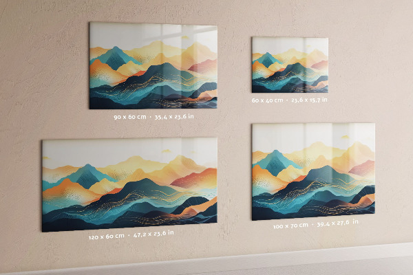 Magnettafel Berglandschaft