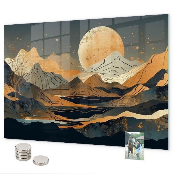 Magnetwand Abstrakte Landschaft