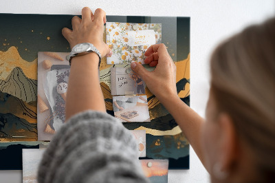 Magnetwand Abstrakte Landschaft