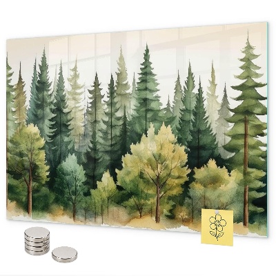 Magnettafel Waldlandschaft