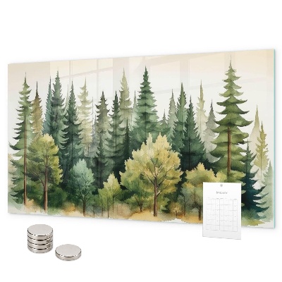Magnettafel Waldlandschaft