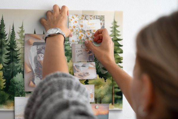 Magnettafel Waldlandschaft