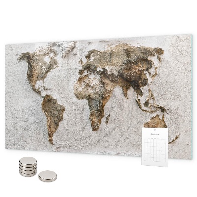 Magnettafel Karte der alten Welt