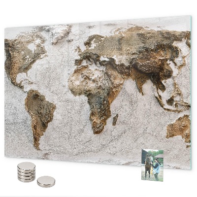 Magnettafel Karte der alten Welt