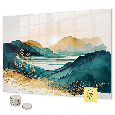 Magnetwand Berglandschaft